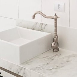 Torneira Alta para Banheiro Monocomando 30x23cm Retrô Douro Bela Metais - 1 Torneira Alta para Banheiro Monocomando 30x23cm Retrô Douro Bela Metais - 1