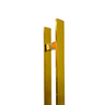 Puxador para Porta Barra Chata Dourado 60cm Forte/brilho/resistente Aço Inox - 2