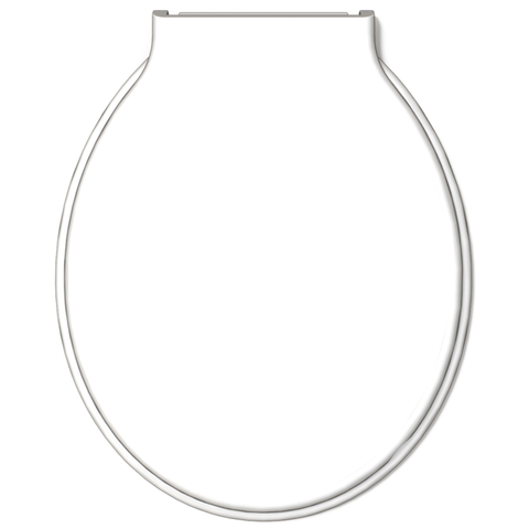 Assento Tampa para Vaso Sanitário Oval Infantil Especial Dudubaby Branco Durín