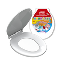Ver imagem 2 de Assento Tampa para Vaso Sanitário Oval Infantil Especial Dudubaby Branco Durín