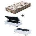 Ver imagem 1 de Cama Box C/ Baú Solteiro + Colchão Mola Ensacada Probel Style Pillow Euro Solteiro