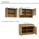 Ver imagem 5 de Lavanderia Modulada 3 Peças 6 Portas 2 Gaveta Simone Mendes com Rodapé Simone Mendes