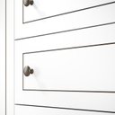 Ver imagem 7 de Guarda-Roupa Casal 6 Portas 4 Gavetas Portas em MDF Americano Branco Yescasa