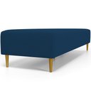 Ver imagem 6 de Puff Decorativo Sala de Estar Bali W01 Pés Palito 170x60cm Suede Azul Marinho - Lyam Decor