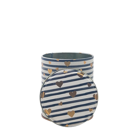 Vela Latas Especiais Velas Aromáticas 500ml Presentes Aromas:coração Dourado