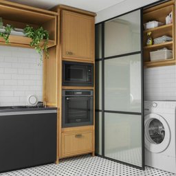 Torre para Forno e Microondas 2 Portas Marselha - Iaza Moveis - 1