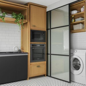 Torre para Forno e Microondas 2 Portas Marselha - Iaza Moveis