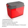 Caixa Térmica Cooler com Alça Resistente 30 Litros Vermelha - 5