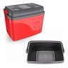 Caixa Térmica Cooler com Alça Resistente 30 Litros Vermelha - 2