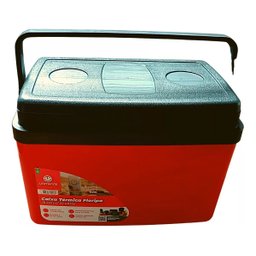 Caixa Térmica Cooler com Alça Resistente 30 Litros Vermelha - 7