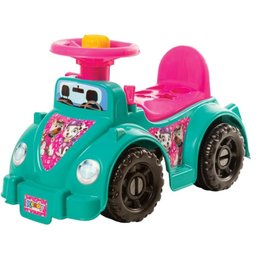 Carrinho Andador Interativo C/ Peças Geométricas Rosa Buzina - 1