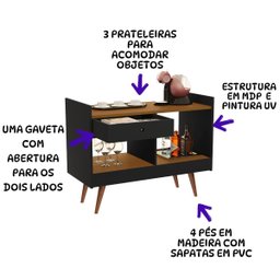 Aparador Buffet Balcão Cantinho do Cafe Jb 4064 Ofertamo - 3