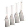 Kit 4 Espátula Curva para Chapeiro Chapa Hambúrguer Lanche Restaurante Lanchonete Profissional - 1