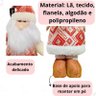 Enfeite Natalino Boneco Papai Noel Luxo em Pé Decoração de Natal - 2
