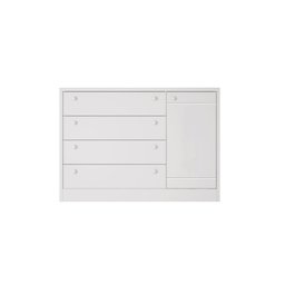 Cômoda Infantil Bonny Branco Brilho – Reller - 1