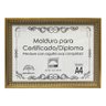 Moldura A4 Quadro Certificado Diploma de Luxo e Tela Acetato Arte na Arte Moldura A-4 - 1