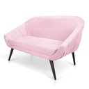 Ver imagem 6 de Namoradeira Suede Rosa Bebê de Ferro