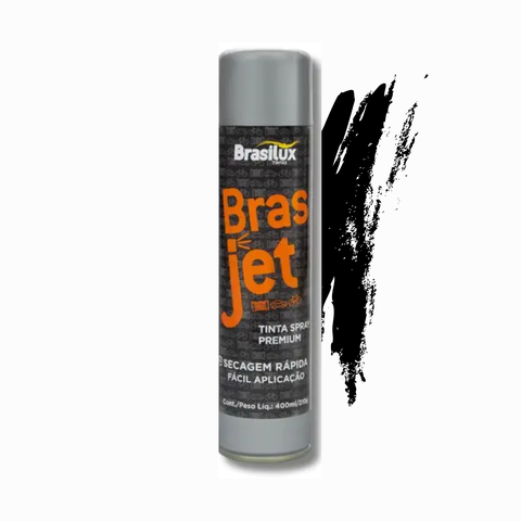Spray Alta Temperatura Preto Fosco:preto Fosco