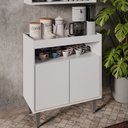 Ver imagem 1 de Balcão Buffet Alice 2 Portas Branco Maderatto Móveis