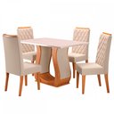 Ver imagem 2 de Mesa de Jantar 4 Lugares Los Angeles - Panorama Móveis