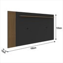 Ver imagem 5 de Rack com Painel Ripado para Tv até 70 Polegadas 2 Gavetas Grécia 180cm