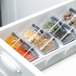 Porta Temperos Pote Hermético Organizador Condimentos 9pçs - 2