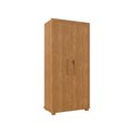 Ver imagem 4 de Sapateira Multiuso Atenas Mdf com Chave Armário Organizador Pés Madeira 2 Portas:cinamomo