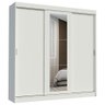 Guarda-roupa Casal Madesa Kansas 3 Portas de Correr com Espelho 3 Gavetas - 2