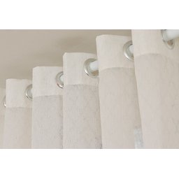 Cortina para Quarto ou Sala Voil Veneza Tecido Transparente de Varão 2,00 x 1,80 Bene Tu - 2