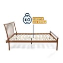 Ver imagem 7 de Conjunto Cama Queen e Arara de Roupas em Aço Begônia CabeCasa MadeiraOriginals