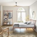 Ver imagem 1 de Conjunto Cama Queen e Arara de Roupas em Aço Begônia CabeCasa MadeiraOriginals