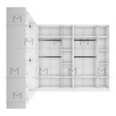 Ver imagem 3 de KIT CLOSET MODULAR M96X2+M133 (CASA OU COMÉRCIO) M136.2021.B MUNDI MOVEIS