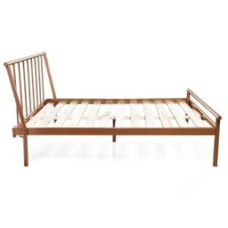 Conjunto Cama Queen e 1 Mesa de Cabeceira em Aço Begônia CabeCasa MadeiraMadeira - 9