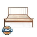 Ver mais imagens de Conjunto Cama Casal e Arara de Roupas em Aço Begônia CabeCasa MadeiraOriginals Laranja/Cobre