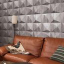 Ver imagem 1 de Papel de Parede Up To Date Geométrico Cinza 34855