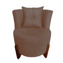 Ver imagem 3 de Kit 2 Poltronas Decorativa Luna Bouclé Marrom