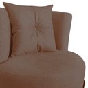Ver imagem 6 de Kit 2 Poltronas Decorativa Luna Bouclé Marrom