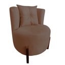 Ver imagem 2 de Kit 2 Poltronas Decorativa Luna Bouclé Marrom