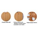 Ver imagem 3 de Buffet 4 Portas 100% Mdf Lia Cimol Nature