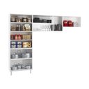 Ver imagem 4 de Cozinha de Aço Compacta Clara Multimóveis 3 Peças CR6152 Branco