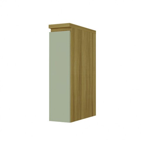 Balcão Porta-Condimento Nesher Rainha 20cm 100% MDF Greige
