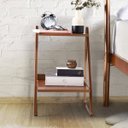 Ver imagem 4 de Conjunto Mesa de Cabeceira e Arara de Roupas em Aço Begônia CabeCasa MadeiraOriginals Laranja/Cobre