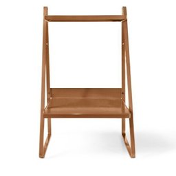 Conjunto Mesa de Cabeceira e Arara de Roupas em Aço Begônia CabeCasa MadeiraMadeira - 11