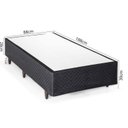 Ver imagem 2 de Base Box Desmontável Solteiro 88x188cm Preto