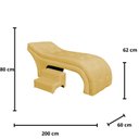 Ver imagem 5 de Maca Estofada Estética Botonê 60 Cm Sobrancelha Cilios:amarelo