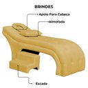 Ver imagem 4 de Maca Estofada Estética Botonê 60 Cm Sobrancelha Cilios:amarelo