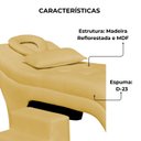 Ver imagem 3 de Maca Estofada Estética Botonê 60 Cm Sobrancelha Cilios:amarelo