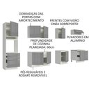 Ver imagem 7 de Cozinha Completa Com Armário e Balcão Branco/cinza