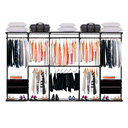 Ver imagem 1 de Closet Aramado - Linear Clr221 com Gaveta - 3,40m - Preto