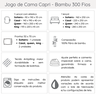 Jogo de Cama 300 Fios Bambu Kacyumara Capri Rosa Solteiro - 4
